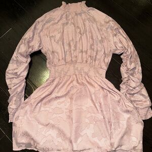 FOREVER 21 | VINTAGE Smocked Rose Blush Mini Dress 👗